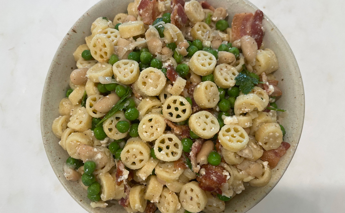 Daphne Oz Posts Wagon Wheel Pasta