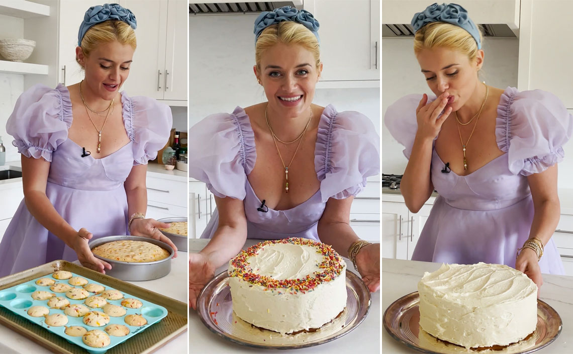 Daphne Oz Posts Funfetti Birthday Cake