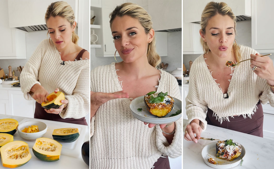 Daphne Oz Posts Stuffed Acorn Squash Alla Norma