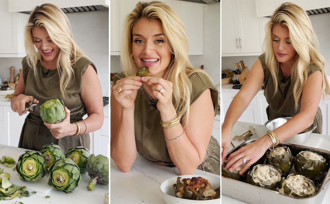 Daphne Oz Posts Grandaddy’s Stuffed Artichokes