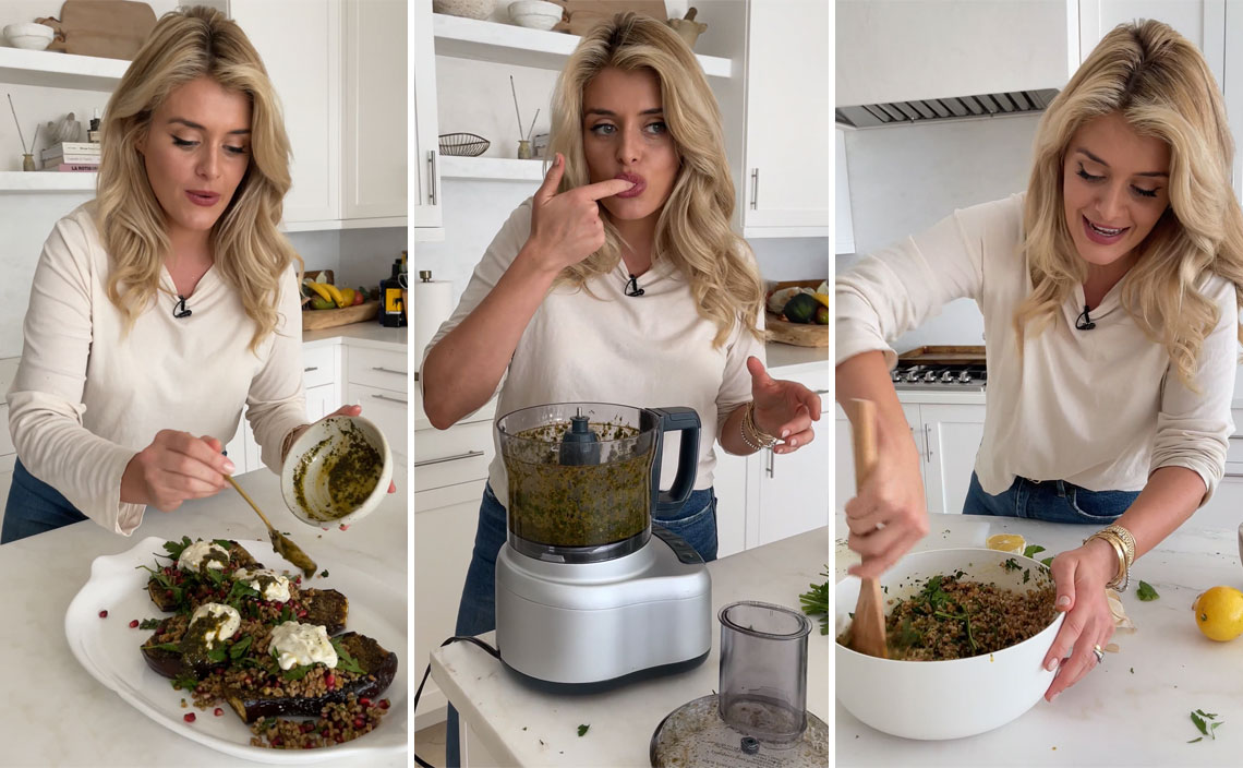 Chermoula Roasted Eggplant Daphne Oz