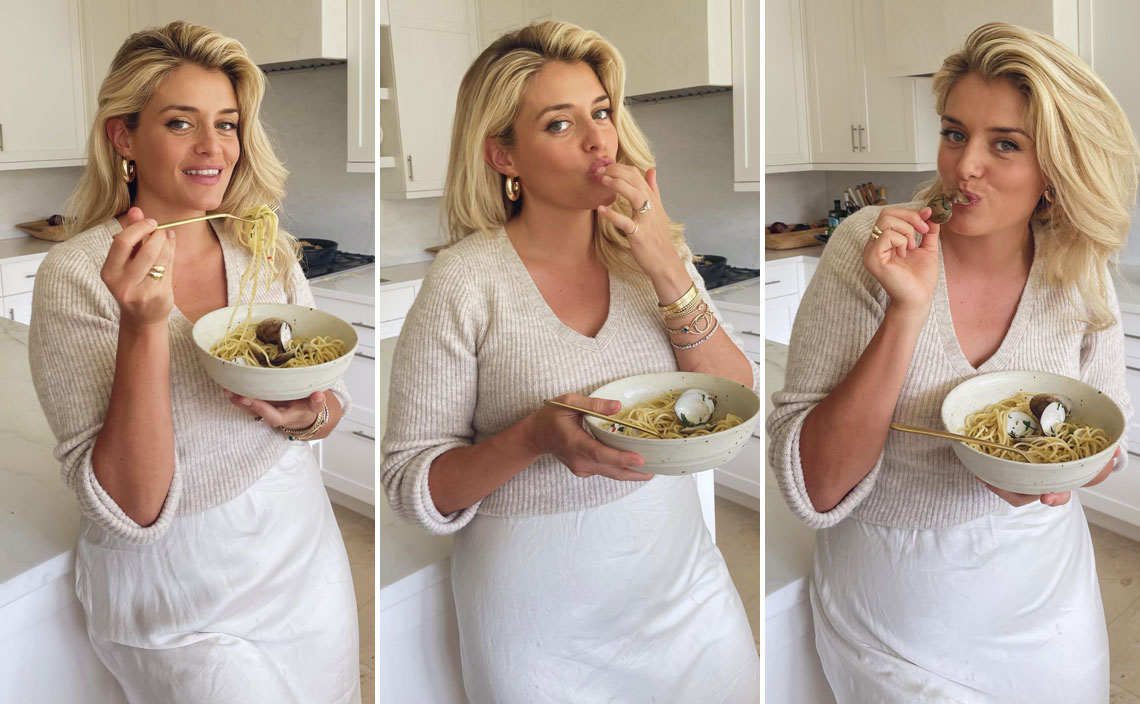 Daphne Oz Posts Spaghetti With Clams