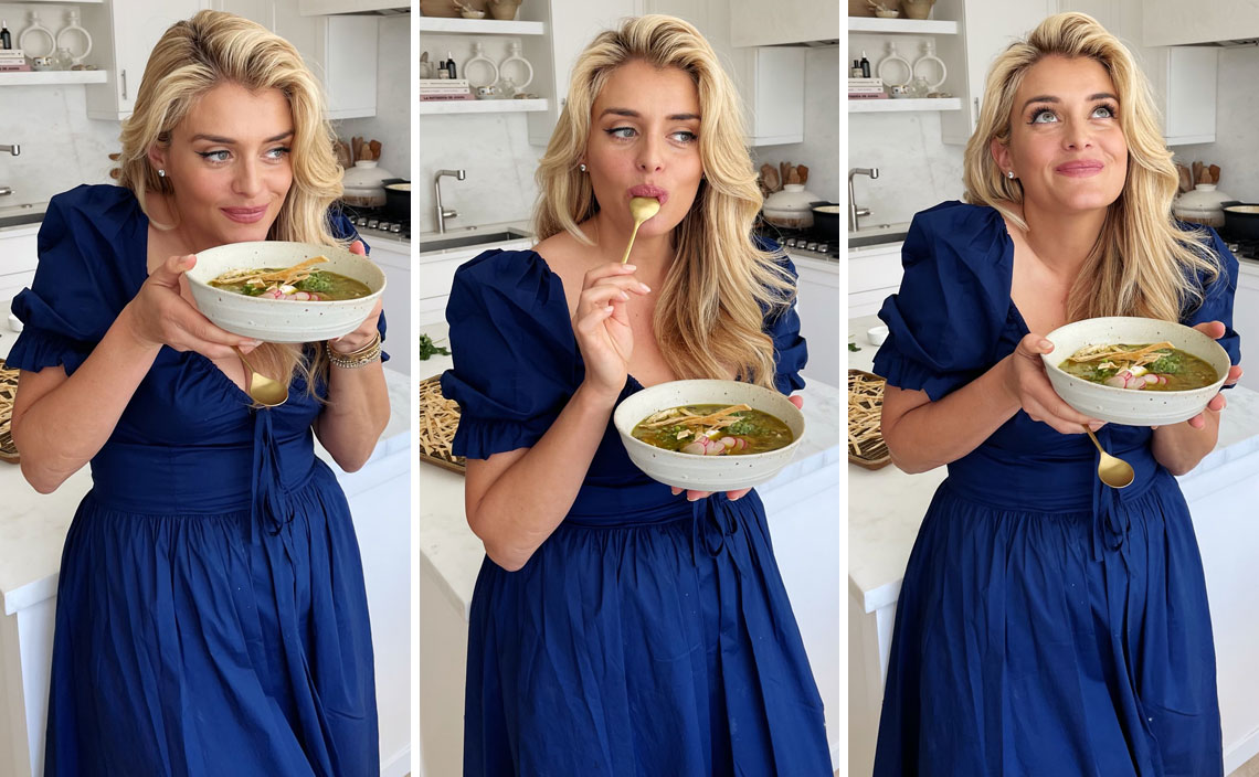 Daphne Oz Posts Salsa Verde Chicken Tortilla Soup