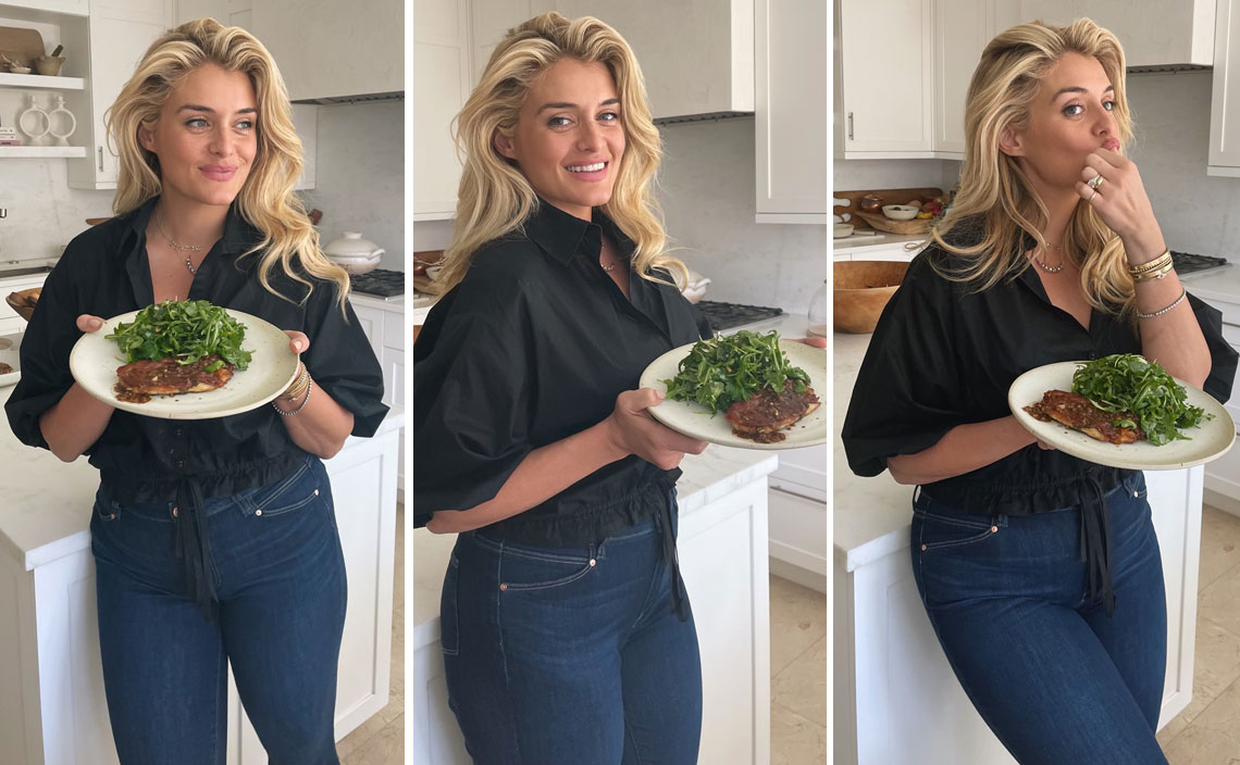 Daphne Oz Posts Chicken Saltimbocca