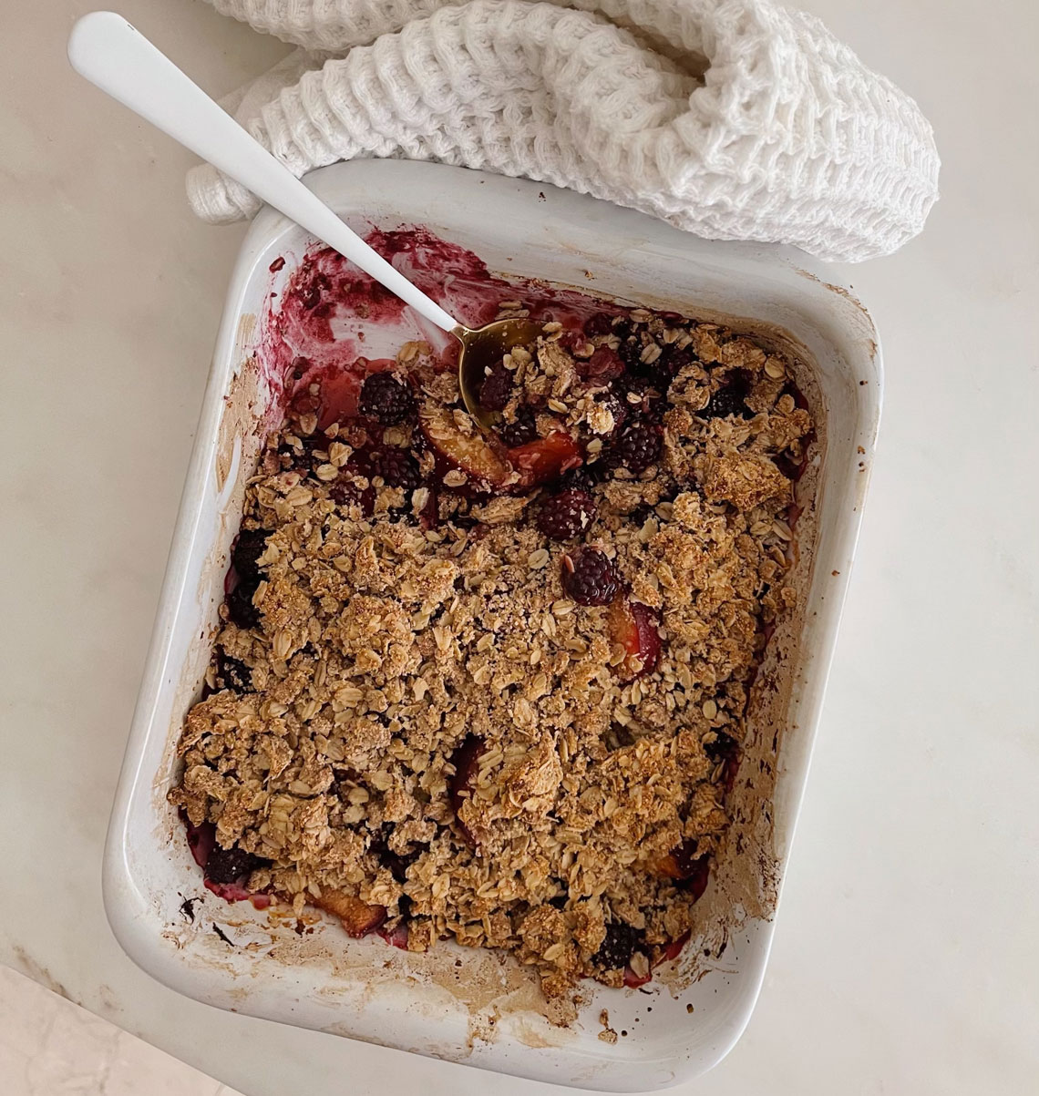 Blackberry Plum Crumble Daphne Oz