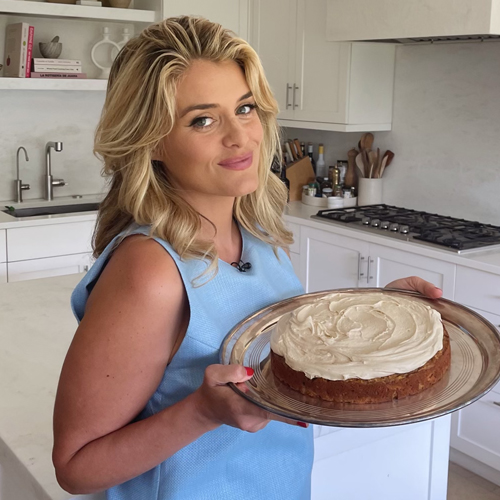 Daphne Oz Posts Gluten-Free Carrot Cake with Brown Sugar Frosting