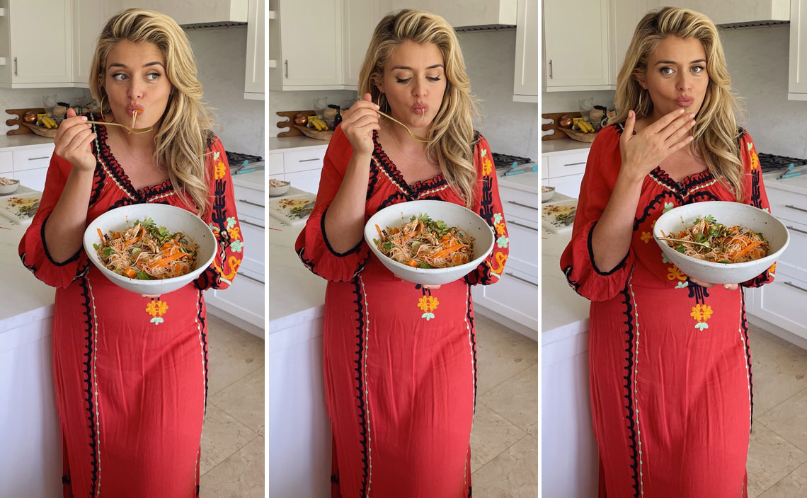 Daphne Oz Posts Garlic Chile Soy Noodle Salad