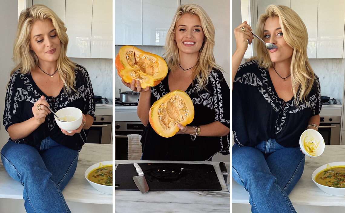 Daphne Oz Posts Curried Roasted Pumpkin Soup