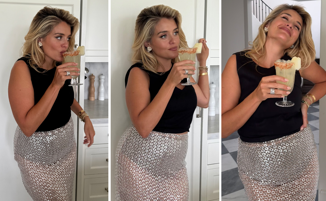 Daphne Oz Posts Vanilla Melon Margarita