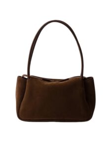 Medium Suede Shoulder Bag