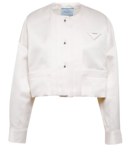 Cropped Silk Jacket